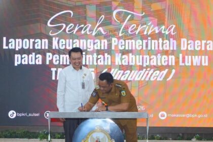 Pemkab Luwu Serahkan LKPD 2025 ke BPK Sulsel