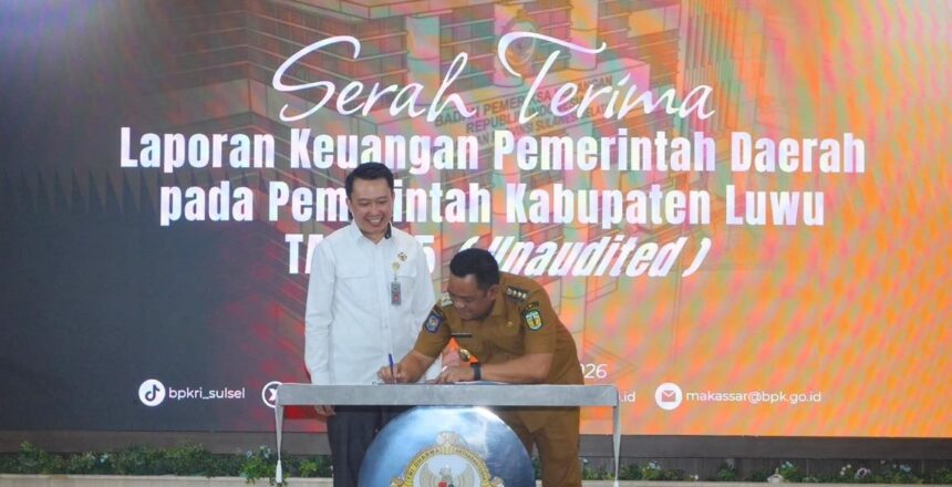 Pemkab Luwu Serahkan LKPD 2025 ke BPK Sulsel