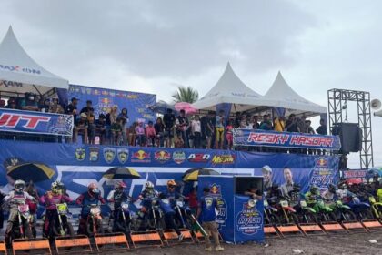 Event Balap Motocross di Luwu Kembali Diserbu Penonton