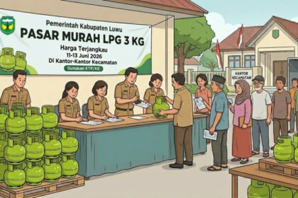 Operasi Pasar Murah LPG Subsidi Digelar di 15 Kecamatan Luwu