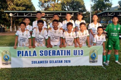 Berdiri Kokoh di Puncak Grup F Piala Soeratin Sulsel