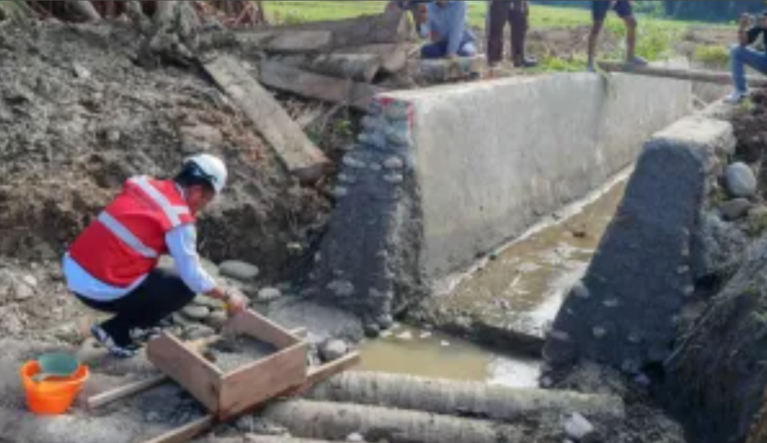 Irigasi Lengkong Pini dan Makawa di Luwu Akhirnya Dibangun