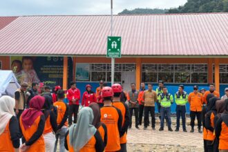 Desa Kadundung Resmi Jadi Desa Tangguh Bencana Dibekali Mitigasi dan Simulasi Darurat