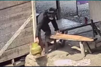 Terekam CCTV! Pemuda Gondrong Diduga Gondol LPG 3 Kg dari Kios Warga di Luwu